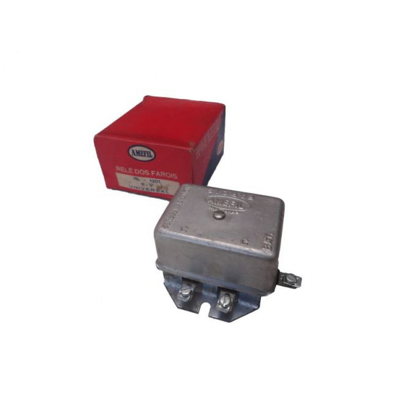Relê Farol 6v Amefil Rl 1201 Universal Veículos Antigos Novo