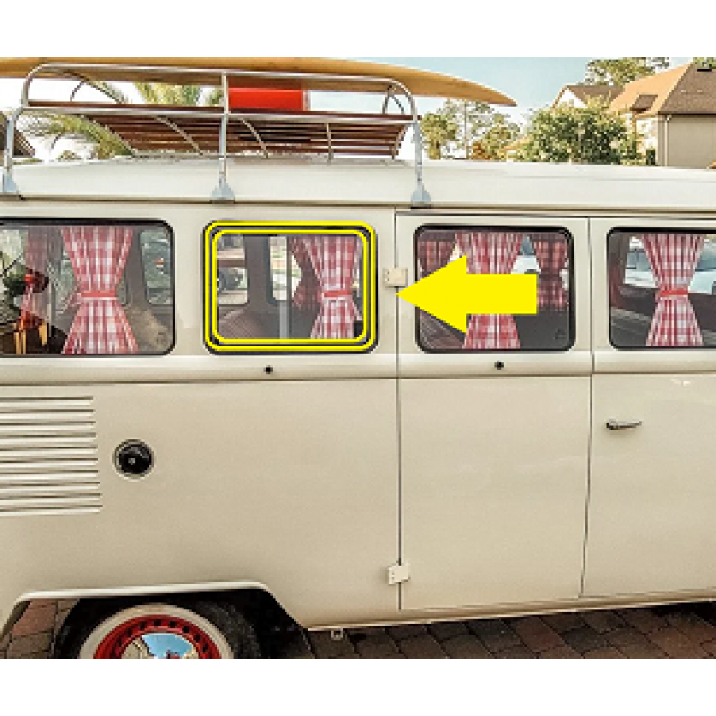 Quadro Moldura Externa Janela De Correr Kombi Clipper Usada