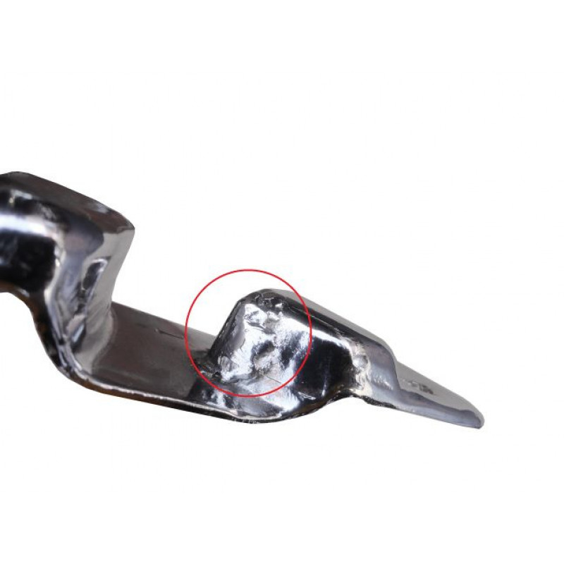 Batente Porta Esquerda Boca de Sapo e Bagre 52 À 55 Cromado Usado