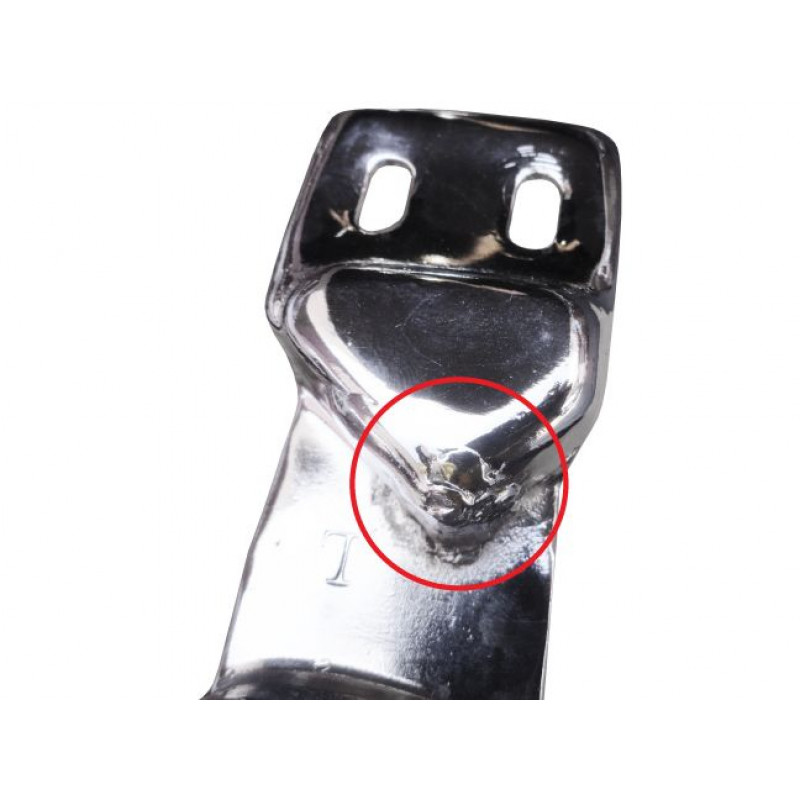 Batente Porta Esquerda Boca de Sapo e Bagre 52 À 55 Cromado Usado