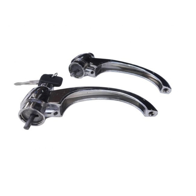 Maçaneta Externa Interna e Manivela Chevrolet Brasil 58 à 63 - Kit