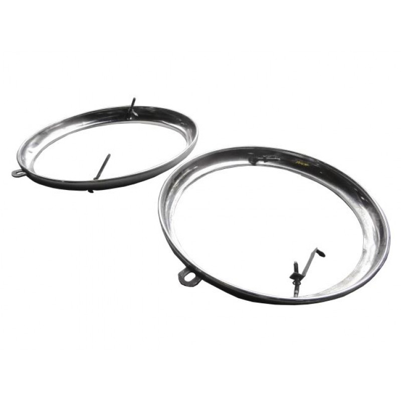 Aro Moldura Farol Fusca 1963 a 1972 Original Vw Cibié Usado - Par