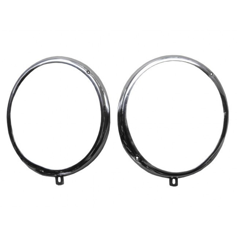 Aro Moldura Farol Fusca 1963 a 1972 Original Vw Arteb Usado - Par