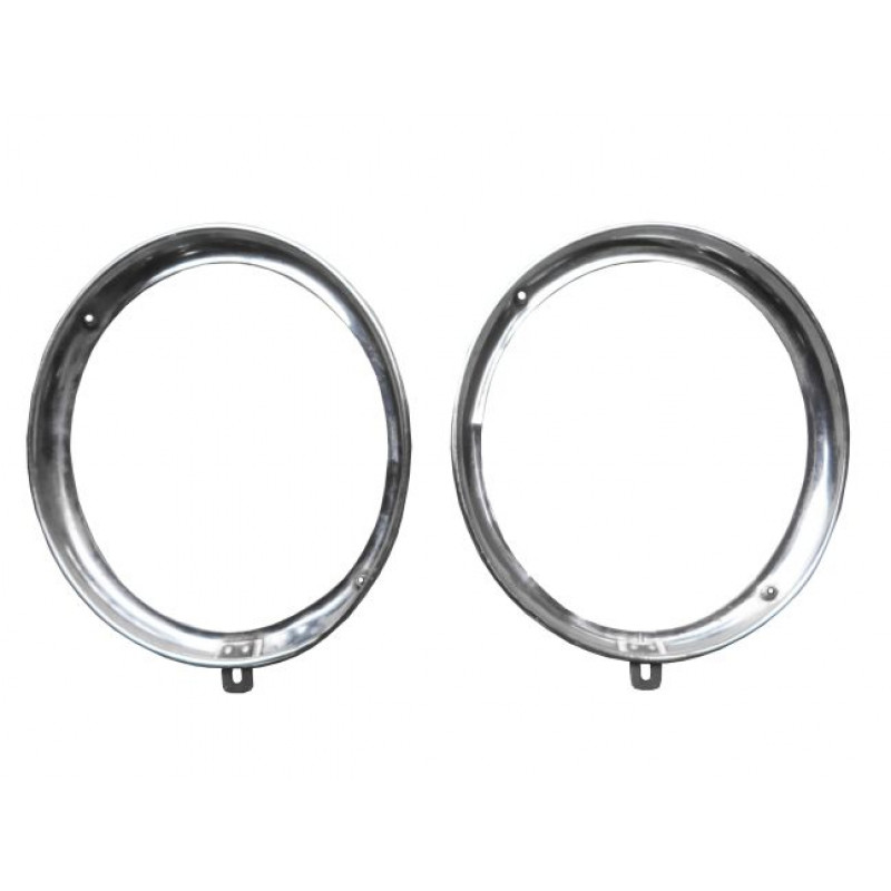 Aro Moldura Farol Fusca 1963 a 1972 Original Vw Arteb Usado - Par