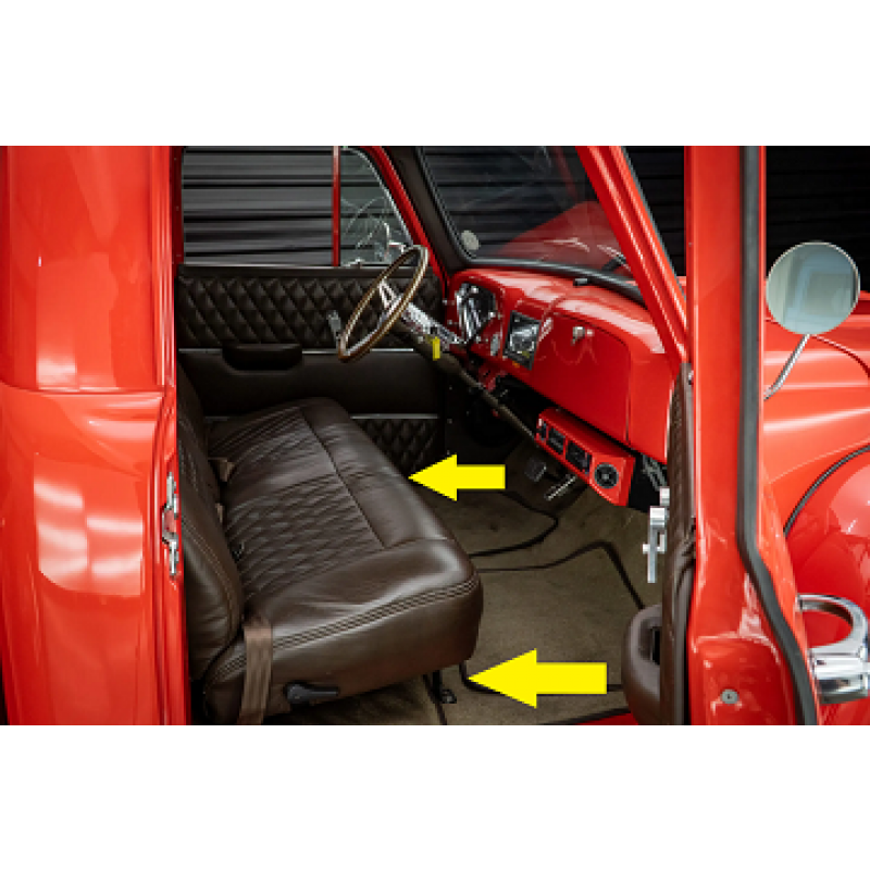 Trilho Suporte Banco Chevrolet Brasil 58 À 63 Original Usado Par