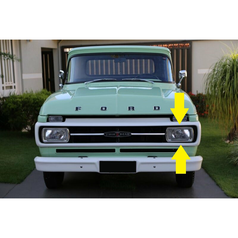 Suporte Alojamento Farol Esquerdo F-100 F-600 Twin Beam Original