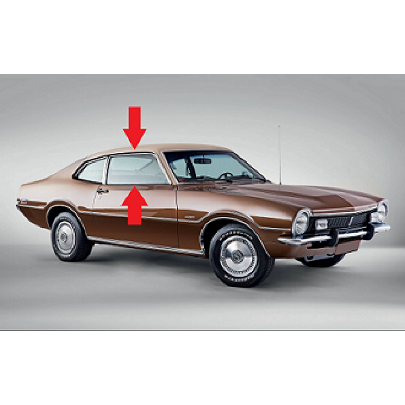 Vidro Porta Direita Maverick 2 Portas Incolor Original Usado