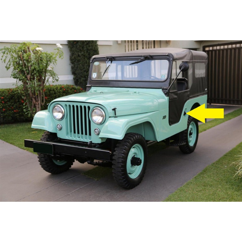 Tampa Do Tanque Jeep Willys Cj5 Até 67 Original Nova
