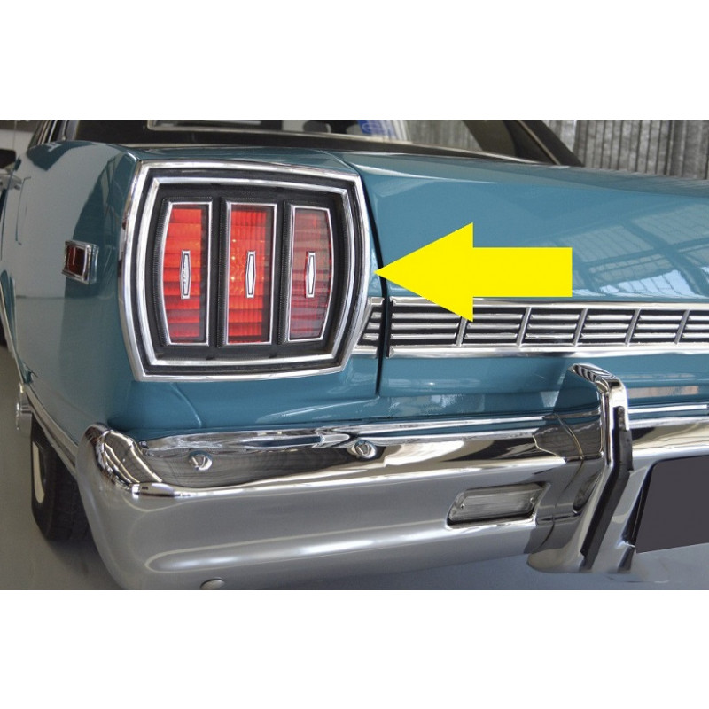 Sucata Lente Lanterna Traseira Galaxie Landau 71 E 72 Original