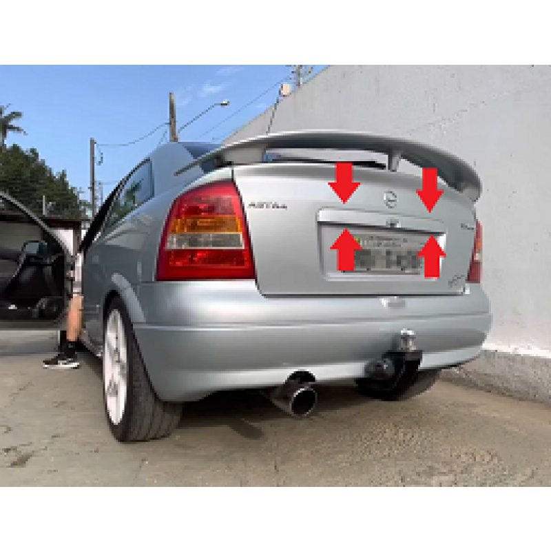 Friso Da Tampa Traseira Astra 4 Portas 98 À 02 Original Gm