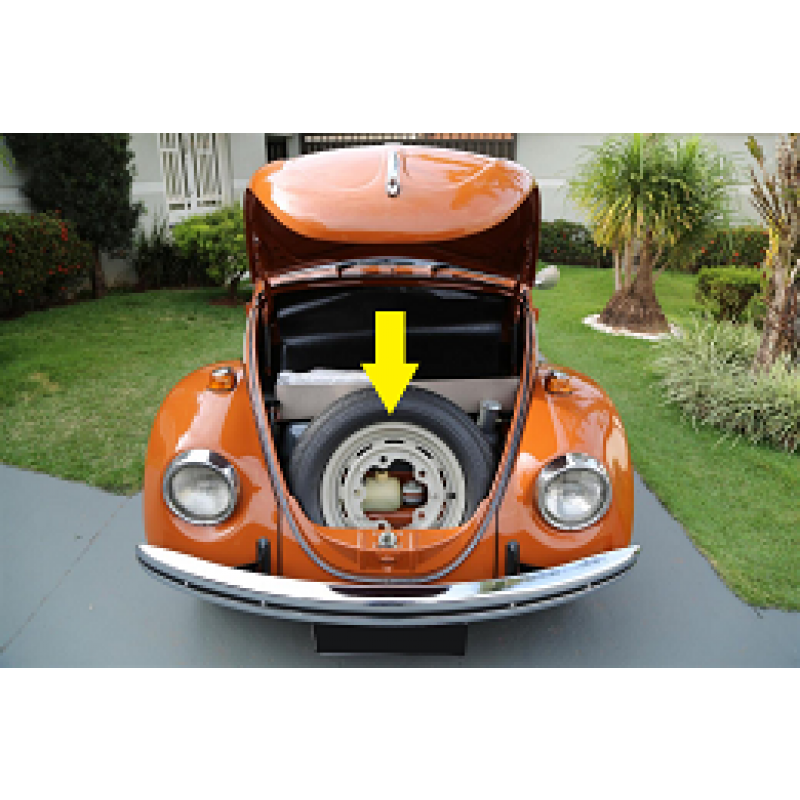 Roda Fusca Aro 15 Tala 4 Ferro 5 Furos 67 Diante Restaurada