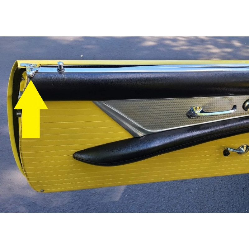 Friso Acabamento Canto Traseiro Porta Ford Thunderbird 55 à 57 - Par