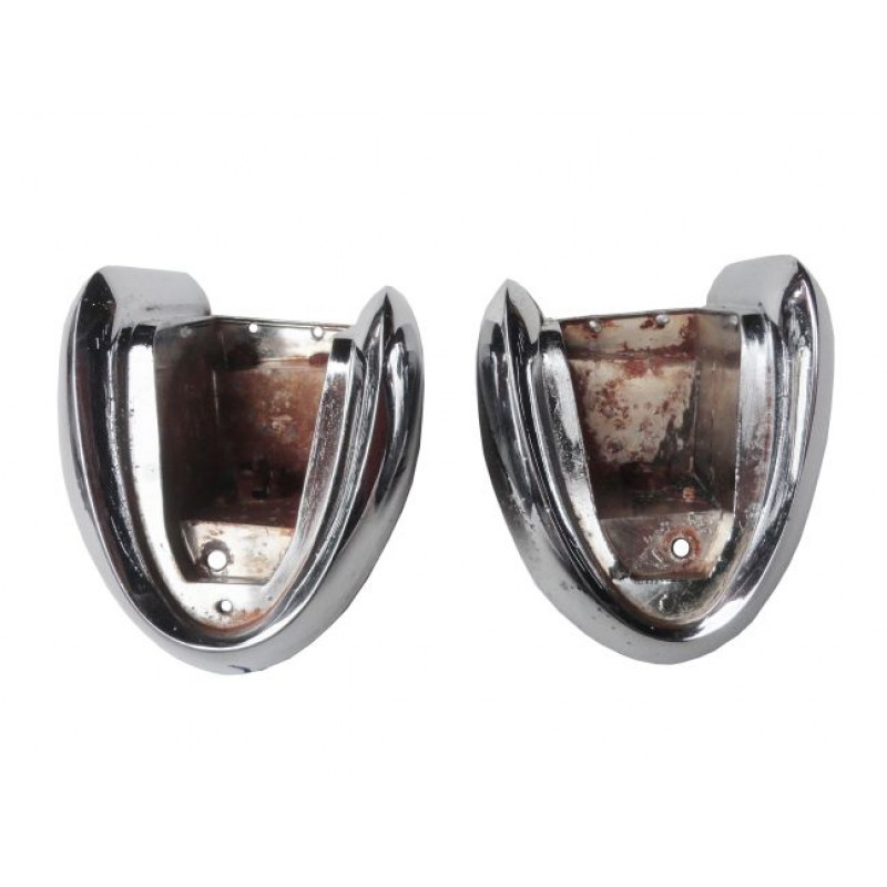 Lanterna Traseira Canto Rural F-75 Willys Original Usada - Par