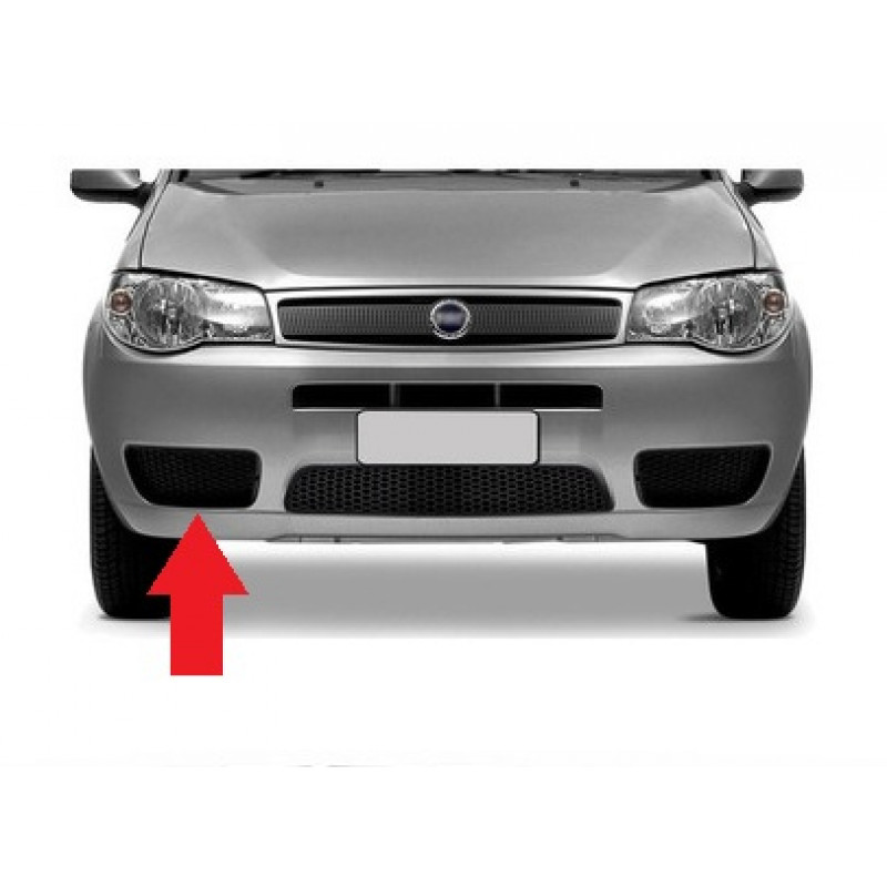 Grade Tela Direita Farol Milha Palio G3 04 À 10 Original Fiat