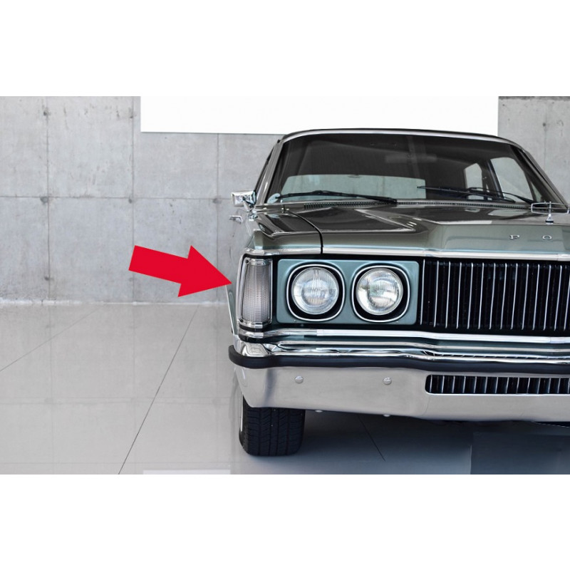 Aro Pisca Dianteiro Direito Galaxie Landau 76 Diante Original Usado