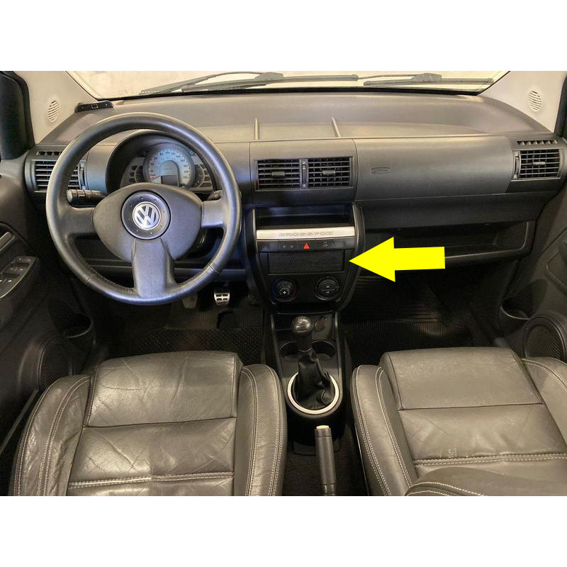 Tampa Cega Painel Rádio Fox Crossfox Até 2010 Original VW Usada