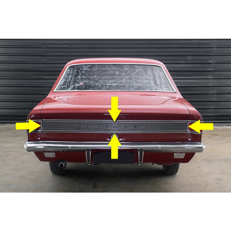 Chapão Friso Painel Traseiro Opala 69 E 70 Original GM Usado