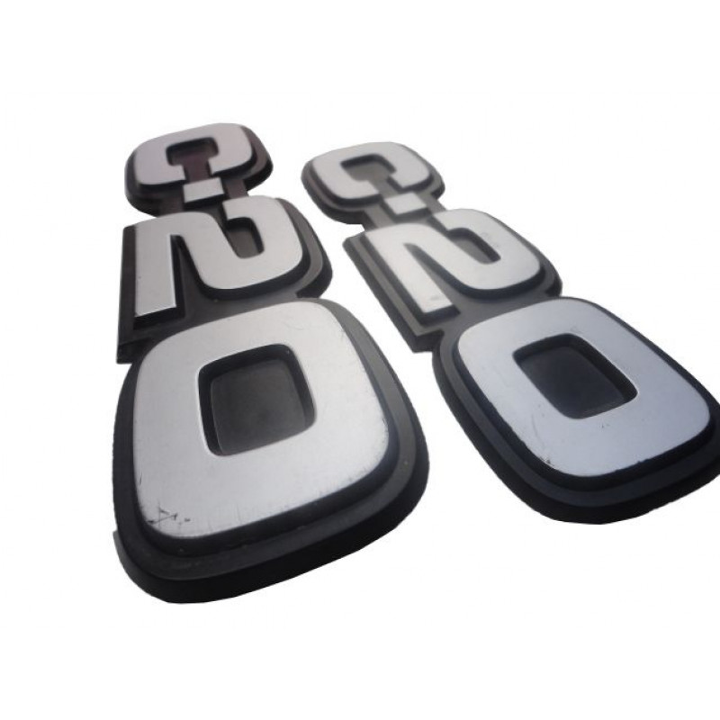 Emblema C-20 Lateral Paralama Original Gm Novo - Par