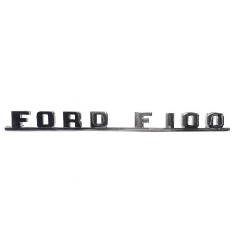Emblema Lateral Capô Ford F-100 Twin Beam 68 À 71 - Unitário