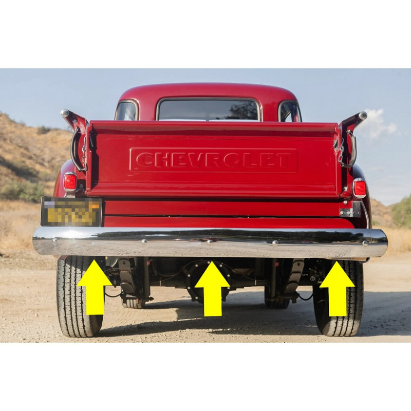 Parachoque Traseiro Chev Boca De Sapo 47 À 53 Original Usado