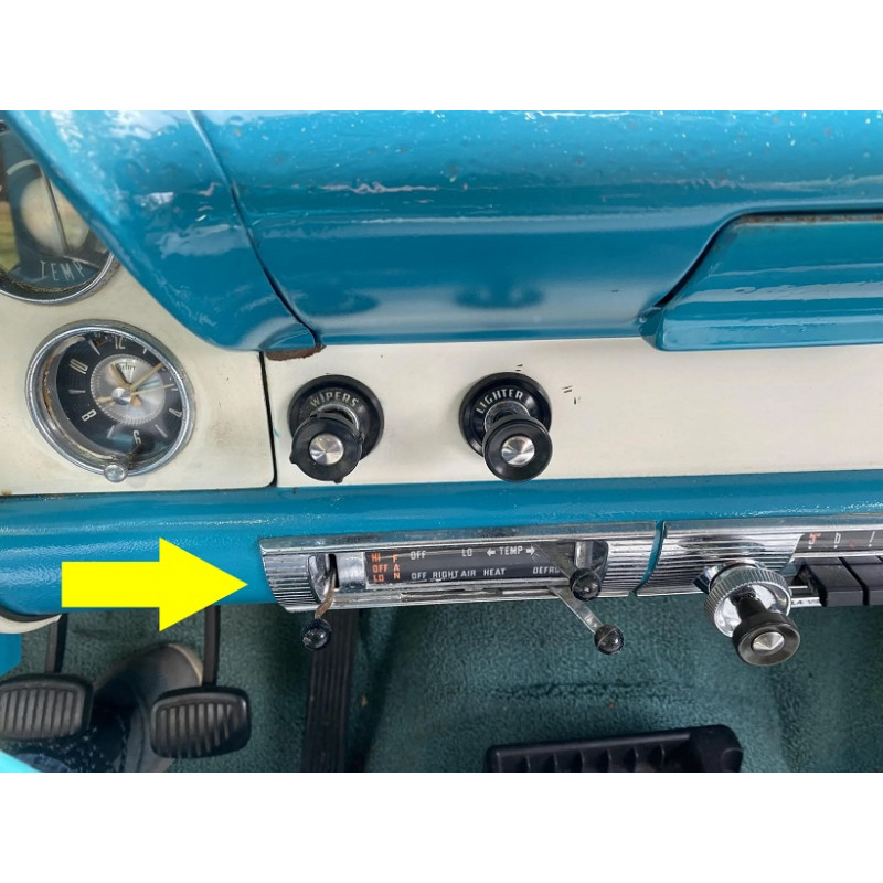 Controle De Ar Ventilação Ford Fairlane 1956 Original Usado