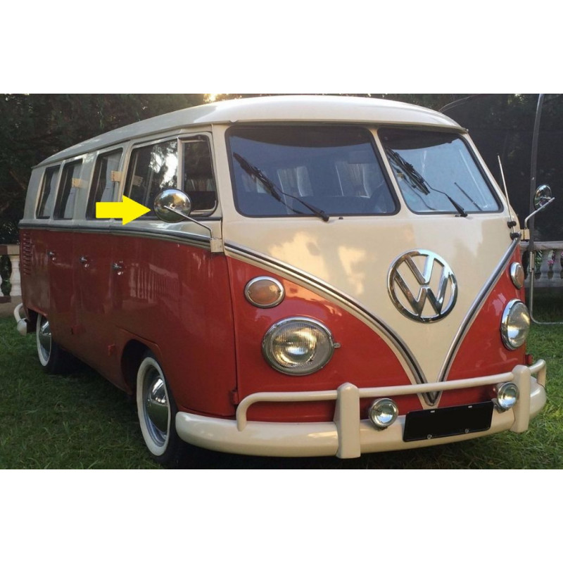 Retrovisor Externo Cromado Kombi 1959 à 1975 Novo