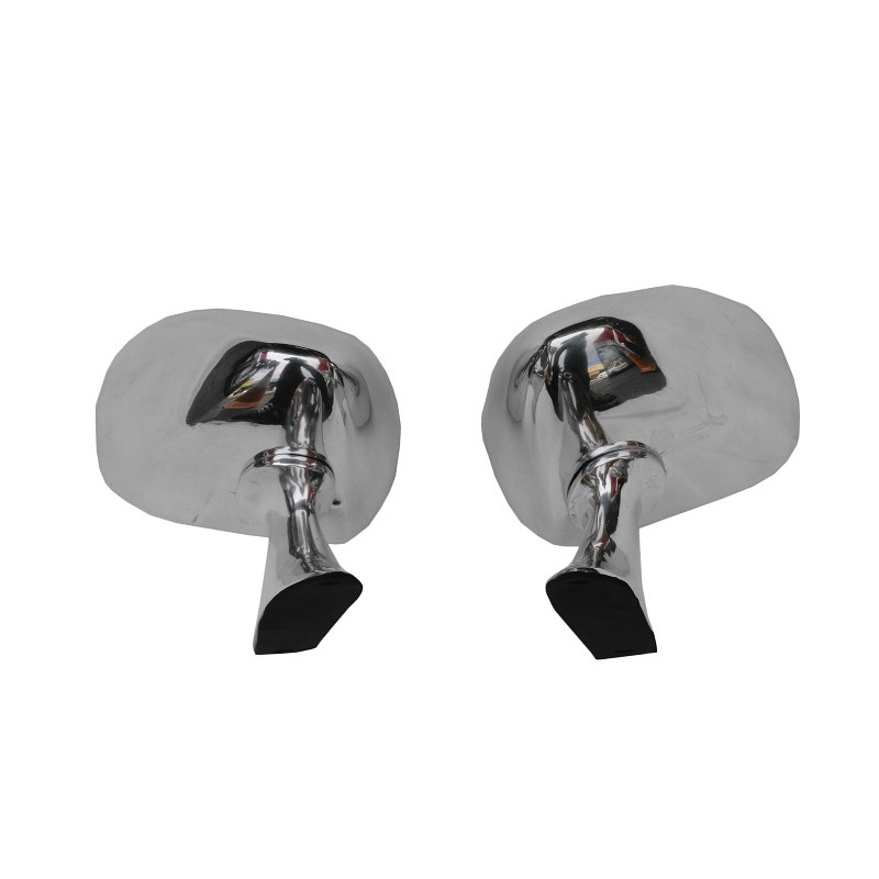 Retrovisor Externo Corcel I GT Belina até 1977 Polido - Par