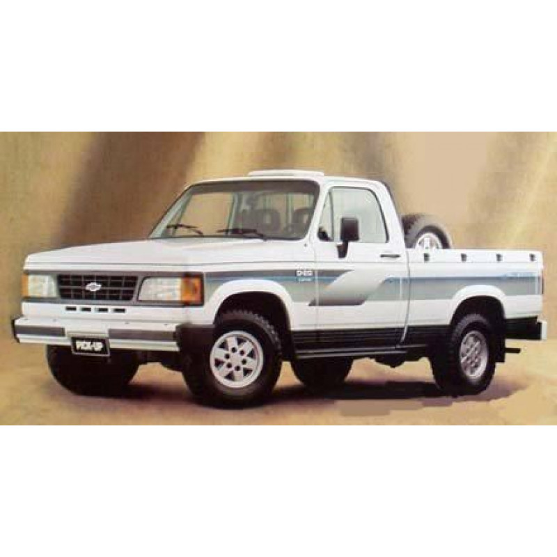 Retrovisor Externo Abaulado Pé Grande A-20 D-20 C-20 1991 a 1996 Direito