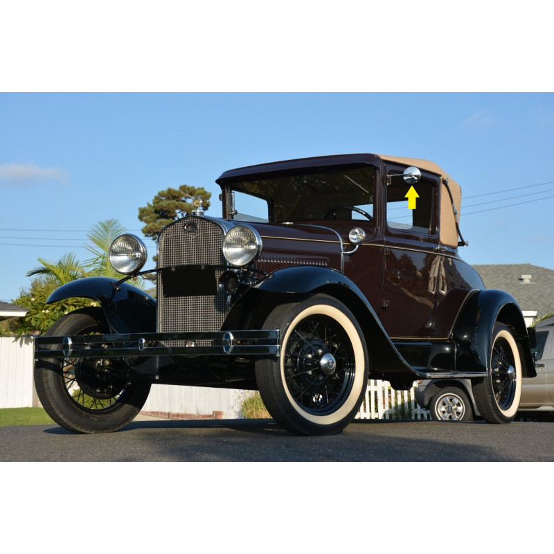 Retrovisor Ford 1928 a 1931 Carro Fechado - Par