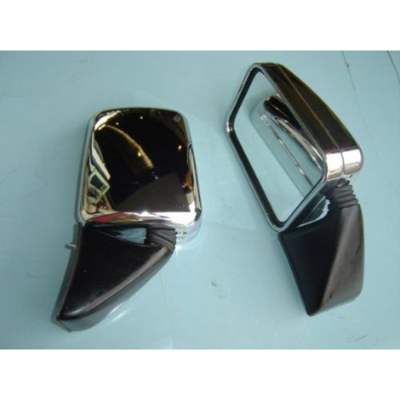 Retrovisor D-20 91 à 96 Cromado Esquerdo