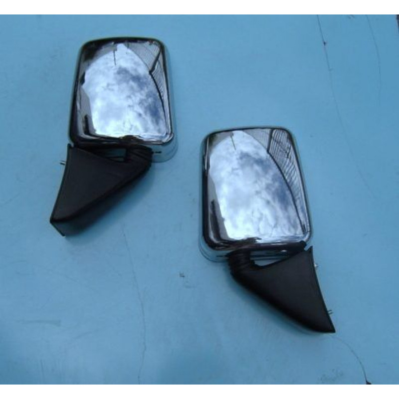 Retrovisor D-20 91 à 96 Cromado Esquerdo