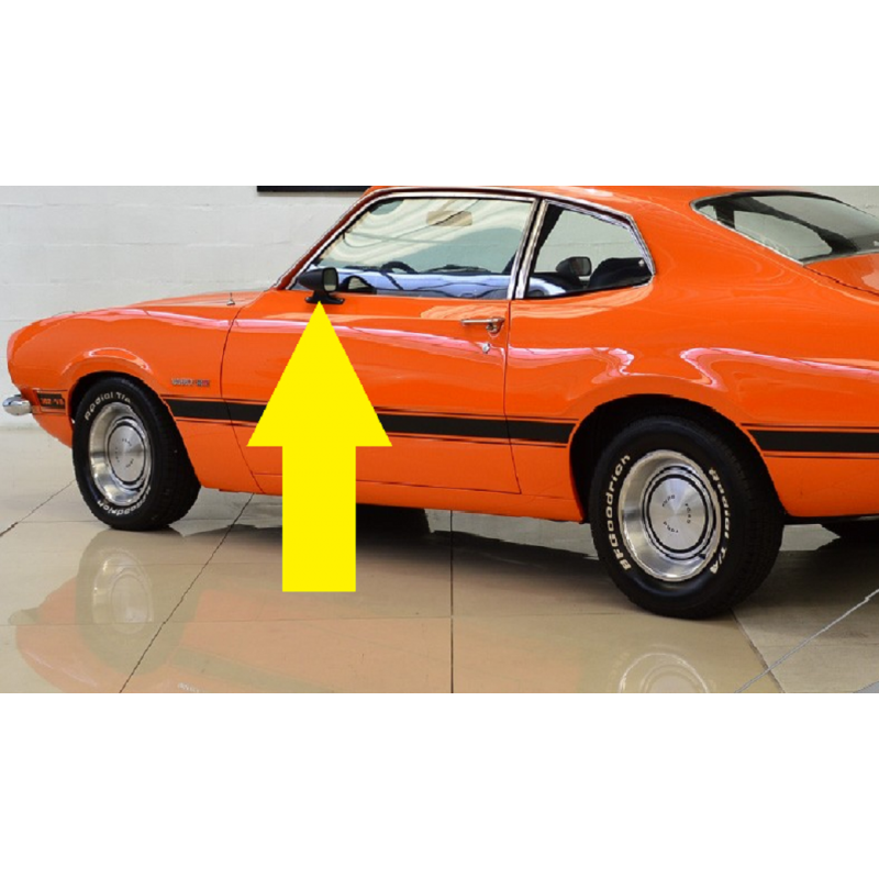 Retrovisor Externo Esquerdo Maverick GT Metagal Original Usado 