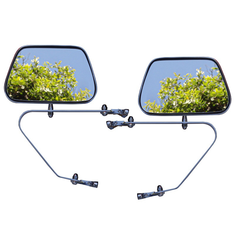 Retrovisor Externo Americano F-100 F-1000 F-350 F-600 1972 a 1992 Polido - Par