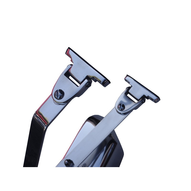 Retrovisor Externo Americano F-100 F-1000 F-350 F-600 1972 a 1992 Polido - Par