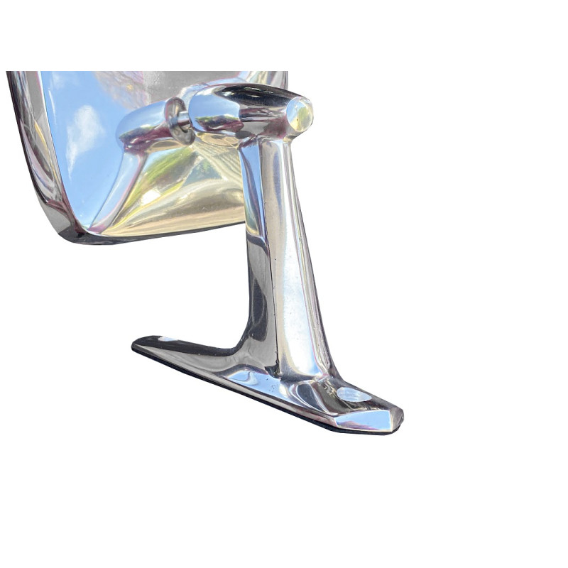 Retrovisor Externo Polido Corcel Belina F-100 Maverick Landau Galaxie LTD