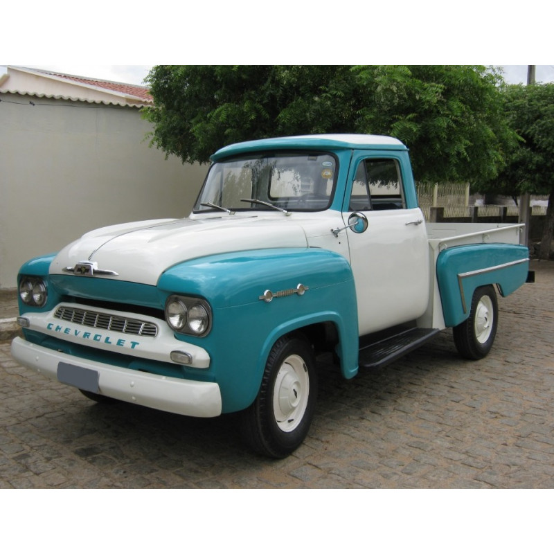 Retrovisor Interno Chevrolet Brasil 58 à 63 Cromado Novo