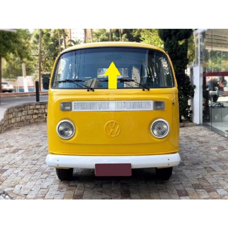 Retrovisor Interno com Detalhe Kombi Clipper 1976 a 1996 Original Usado