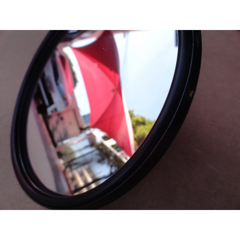 Retrovisor Prato sem Haste 15cm Preto F-75