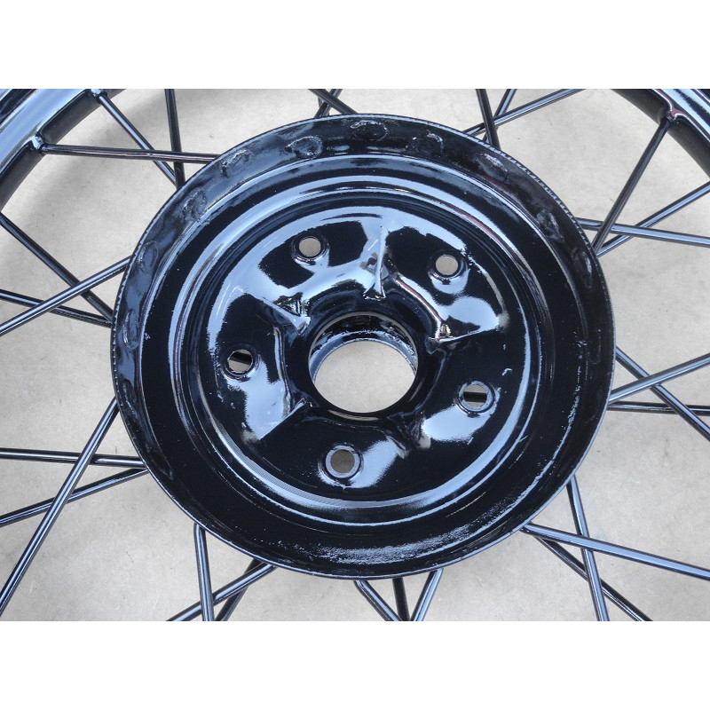 Roda Aro 21 Ford Model A 1928 1929 Fordinho Preta Nova - Jogo com 05