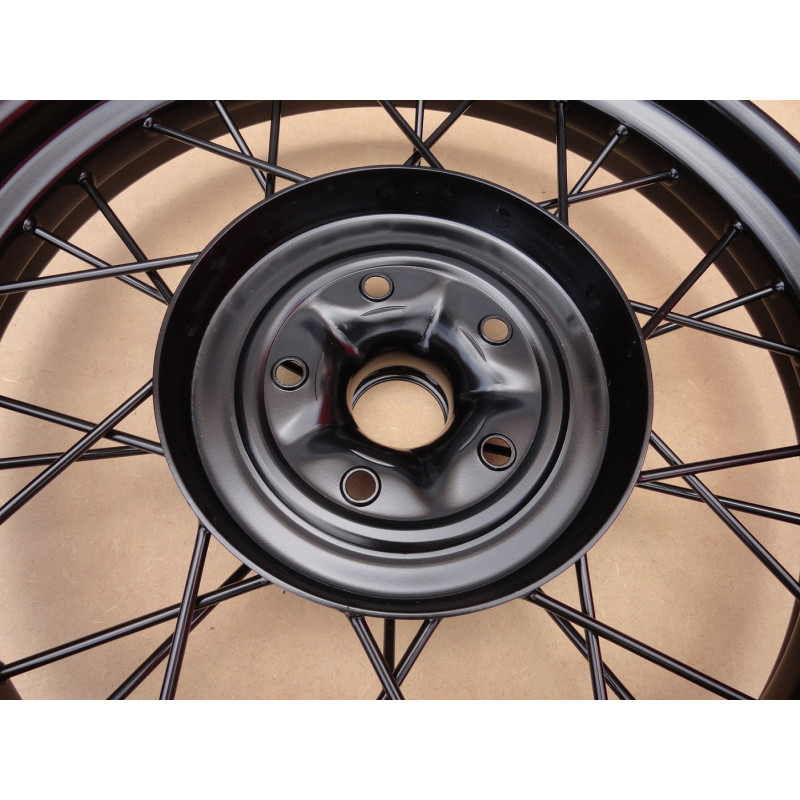 Roda Aro 21 Preta Ford Model A 1928 e 1929 Nova