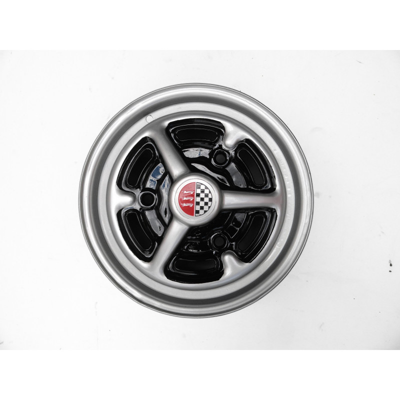 Roda Corcel GT Até 77 Aro 13 Tala 5 Com Emblema Restaurada - Jogo