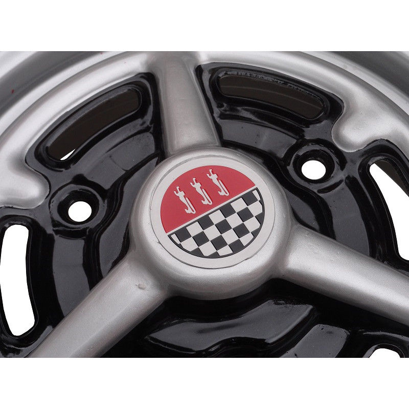 Roda Corcel I GT até 1977 Aro 13 Tala 4,5 Original Restaurada - Unitária