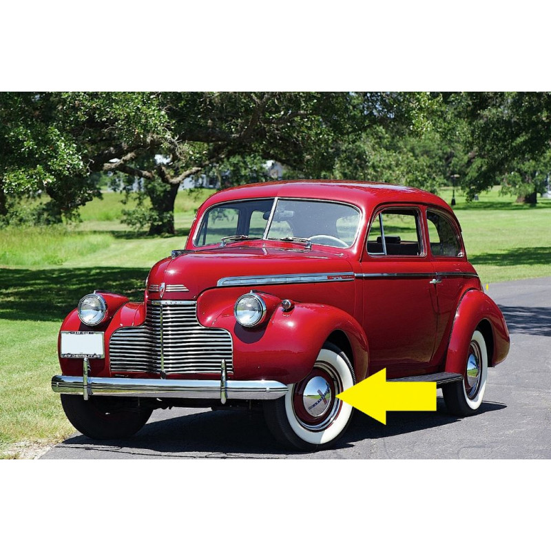 Roda Chevrolet Automóvel Pick Up Década de 1940 Aro 16 Tala 4,5 Original