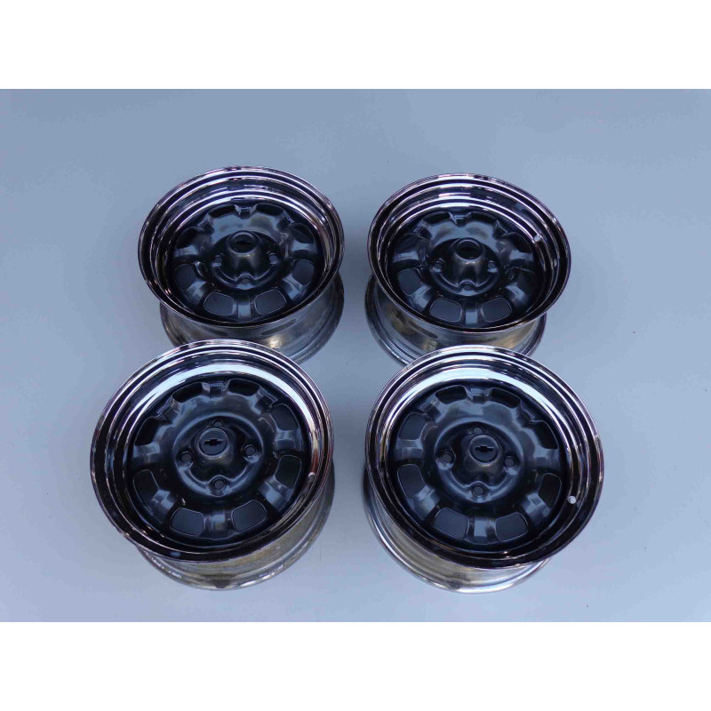 Roda Ferro Gama Cromada Chevette Marajó Chevy Aro 13 Tala 6 - Jogo