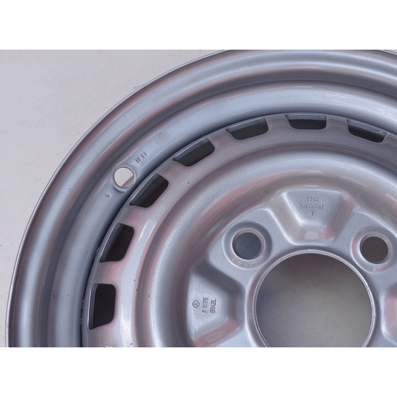 Roda Ferro Vw Fusca 4 Furos Sem Calombo Aro 15 Tala 4,5 Original Restaurada