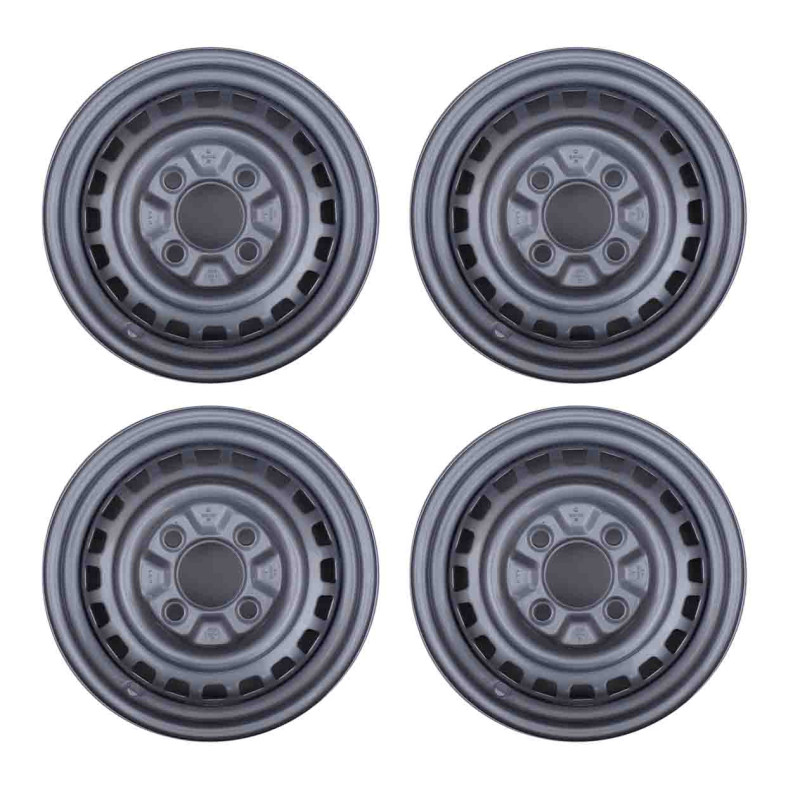 Roda Ferro Fusca 4 Furo Sem Calombo Aro 15 Tala 4,5 Original Usado - Jogo