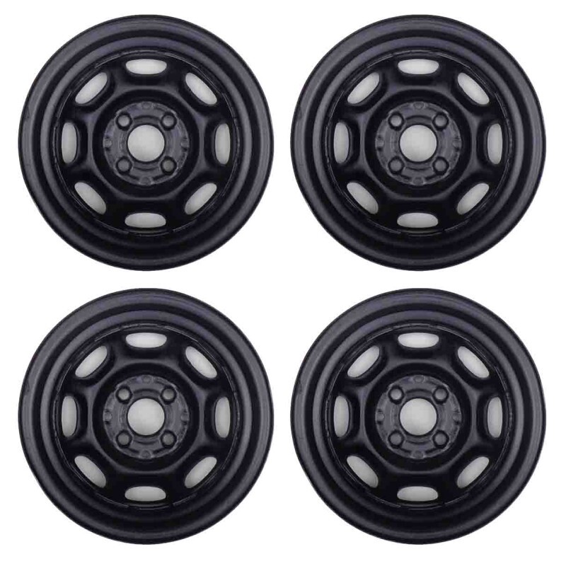 Roda Ferro Gol Quadrado CL Marmitinha Aro 13 X 5 c/ Calota Usado - Jogo