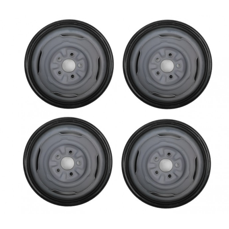 Roda Ford Fairlane Aro 14 Tala 6 De Ferro Original - Jogo