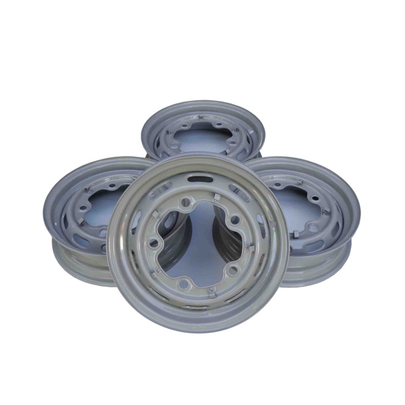 Roda Fusca 1967 em Diante 5 Furos c/ Janela Aro 15 x 4 Original Vw - Jogo
