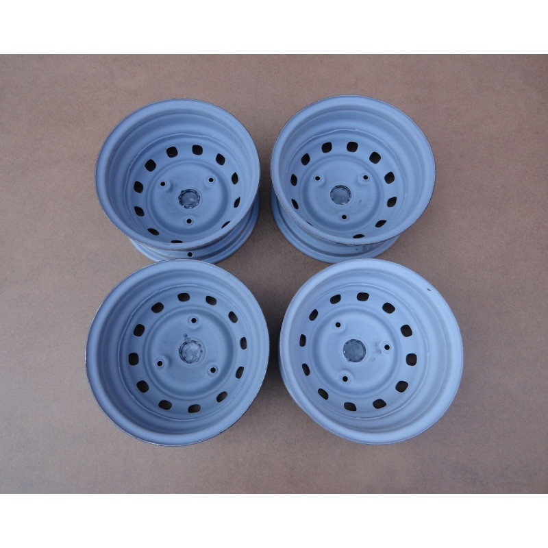 Roda Pampa Aro 14 Tala 6 Original Usada C/ Calota - Jogo